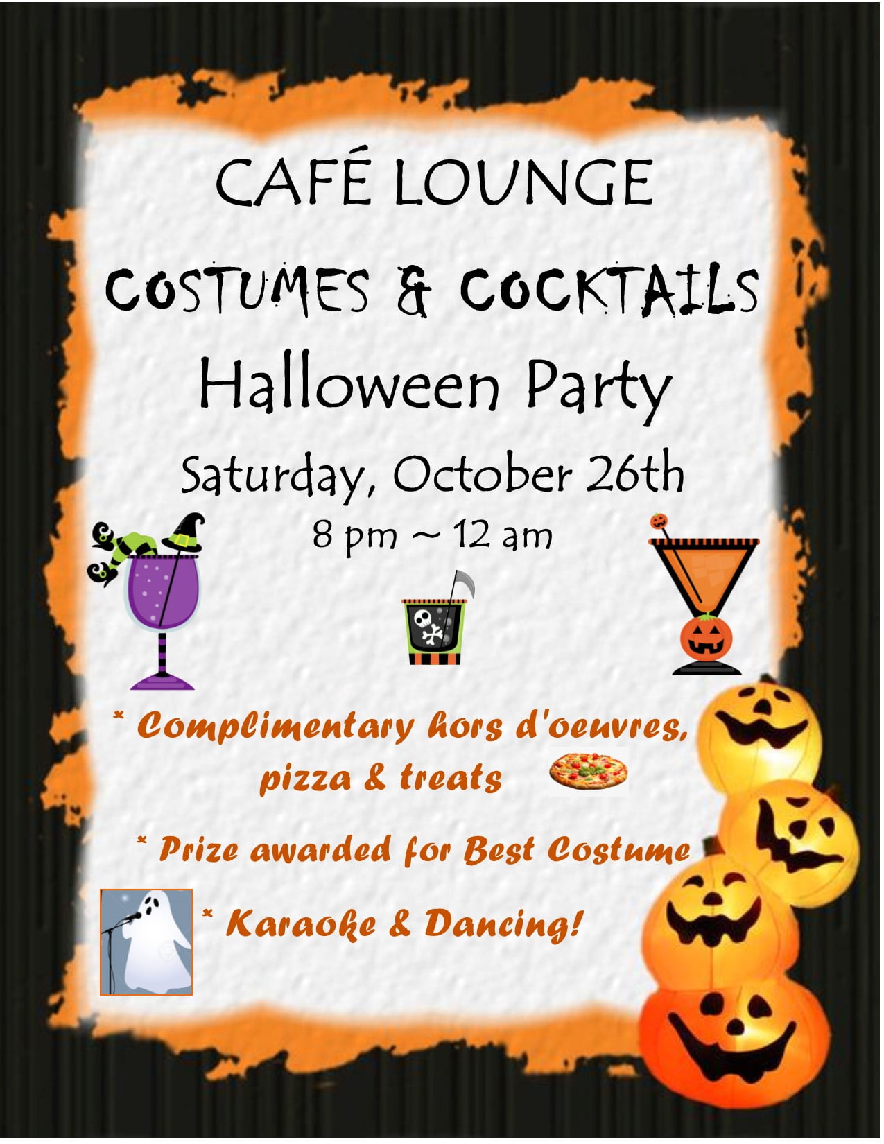 COSTUMES & COCKTAILS Halloween Party in the Cafe de Paris - Common